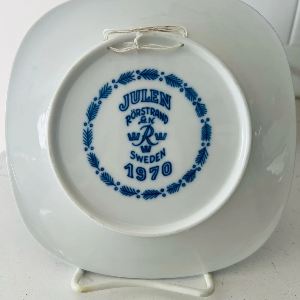 Vintage 🎄 1970 “Julen” Christmas Plate - Picture 3 of 3